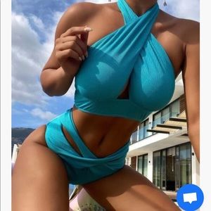 Sexy teal bikini large